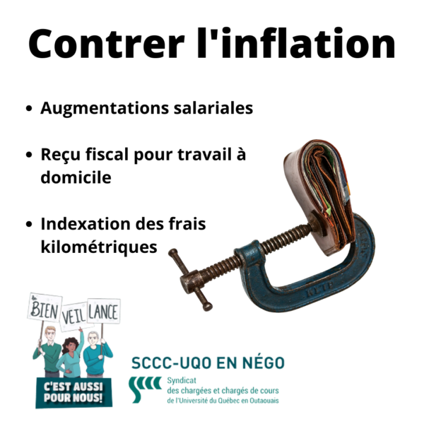 Le SCCC-UQO demande une révision des frais de déplacement